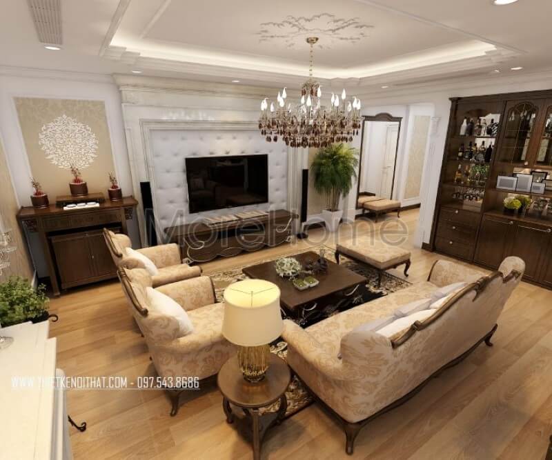 Sofa phòng khách sang trọng Thiết kế nội thất phòng khách đẹp - Sofa phòng khách sang trọng