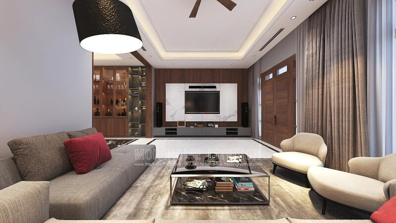 Thiết kế phòng khách độc đáo