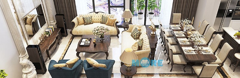 Tham khảo các mẫu thiết kế phòng khách sang trọng