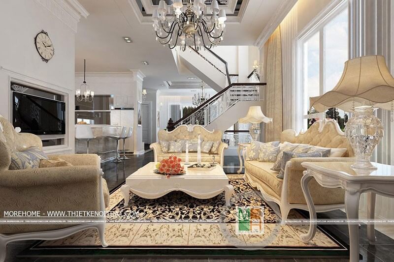Thiết kế nội thất phong cách tân cổ điển sang trọng, đẳng cấp cho nhà biệt thự Tổng hợp các mẫu trang trí phòng khách đẹp mê ly