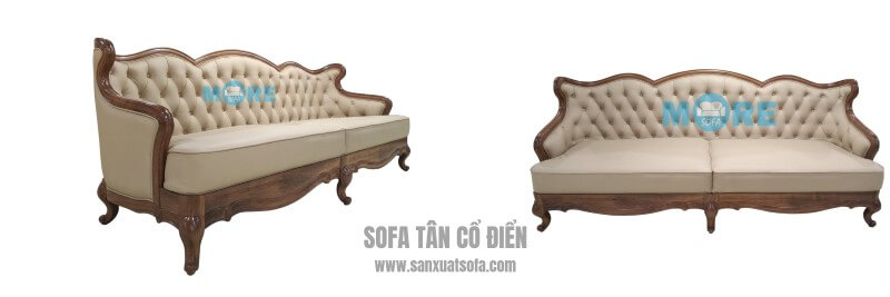 Sofa Tân cổ điển đẹp, tinh tế cho chung cư, biệt thự, nhà phố. Mĩ mãn với các mẫu thiết kế phòng khách sang trọng