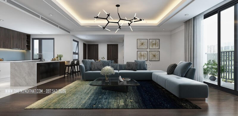 Thiết kế phòng khách tại Hà Nội
