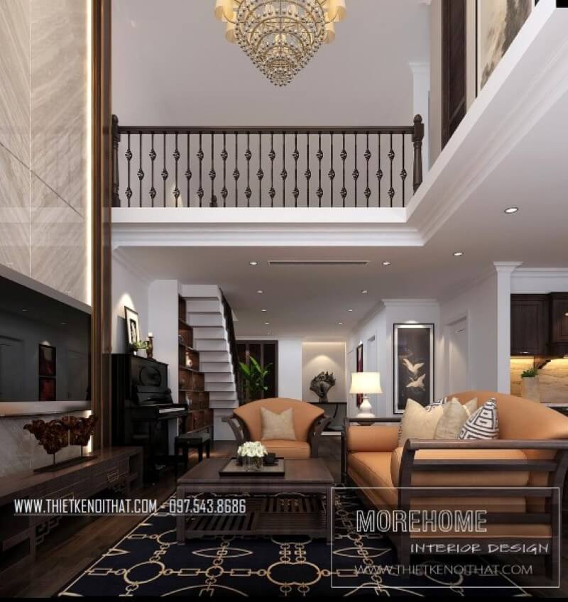 Nội thất phòng khách chung cư tân cổ điển, sang trọng mà tinh tế Xem ngay các mẫu thiết kế phòng khách đẹp đa phong cách