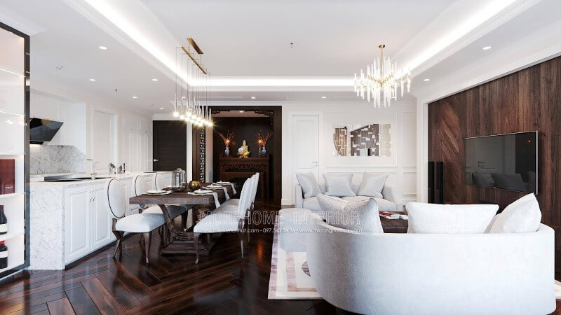 Trang trí nội thất phòng khách chung cư sang trọng và tiện nghi Ngắm nhìn các mẫu bố trí phòng khách cao cấp