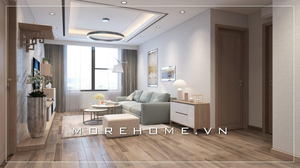 Độc đáo những thiết kế phòng khách đầy sáng tạo tại Hà Nội từ Morehome