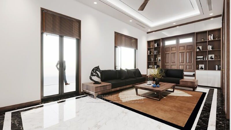 Mẫu thiết kế nội thất biệt thự hiện đại sang trọng cho khách hàng tại Đông Anh Hà Nội