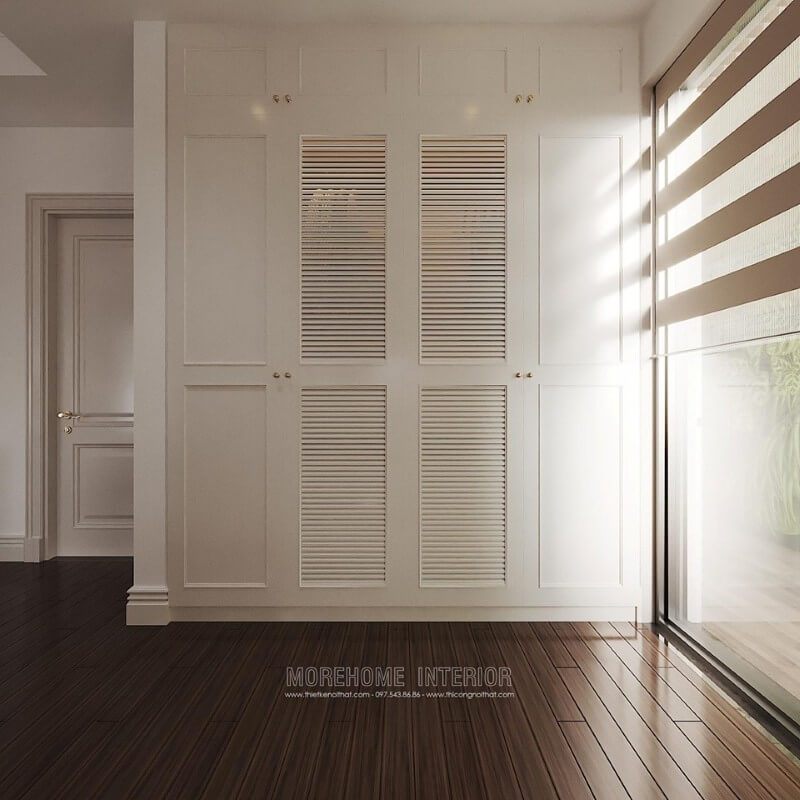 Morehome đã nhận được yêu cầu sản xuất tủ quần áo gỗ óc chó.